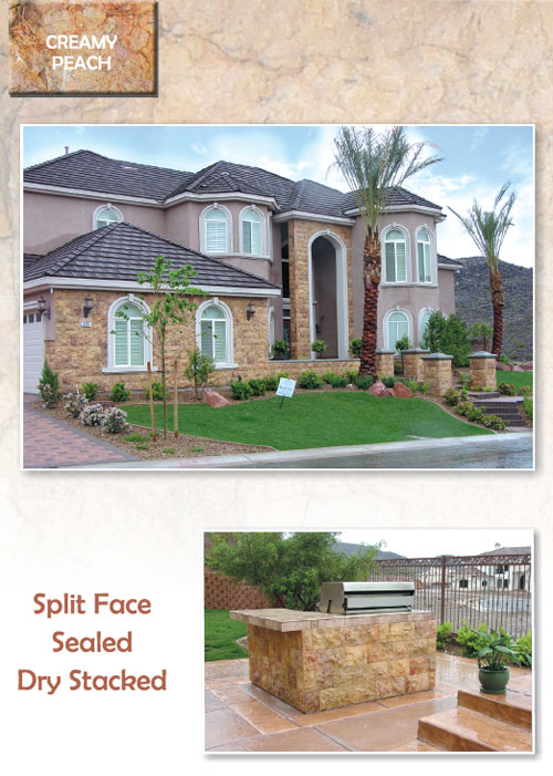 Split Face / Chisel Face Natural Stone Veneer 